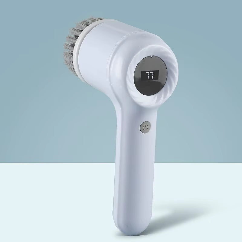 Powerful Electric Spin Scrubber - Cordless Bathroom Cleaning Brush with 5 Versatile Heads